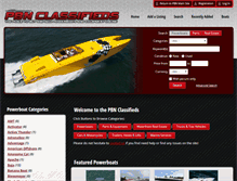 Tablet Screenshot of classifieds.powerboatnation.com